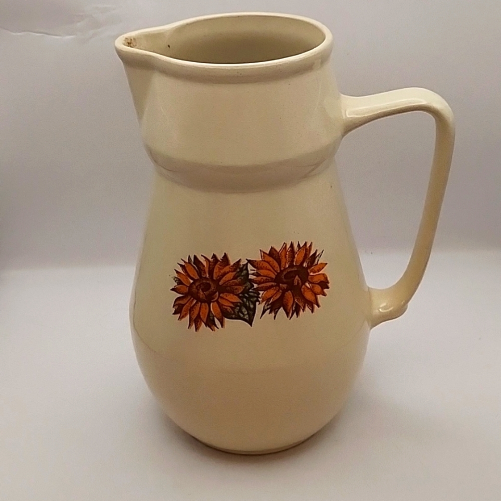 Vintage Pottery Pitcher Made in Romania